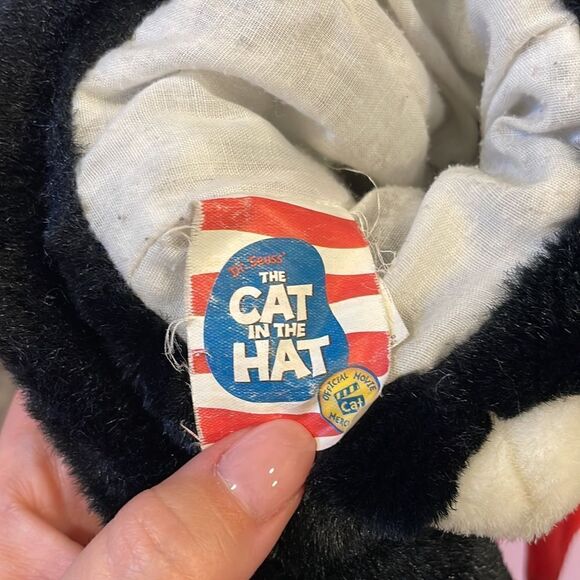 Vintage 2003 Dr. Seuss’ The Cat In The Hat Movie Plush Hand Puppet - Collectable - Picture 11 of 11